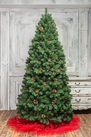 Искусственная елка Снежная королева зеленая 120 см., мягкая хвоя, ЕлкиТорг (32120)