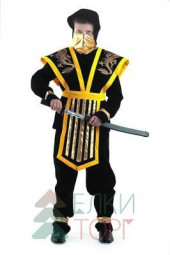 Карнавальный костюм Мастер Ниндзя, желтый (921-34)