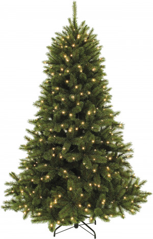 Елка Лесная Красавица с лампочками 230 см., леска+пвх, 400 LED ламп, Triumph Tree (73706)