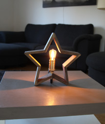 Светильник декоративный Звезда LYSEKIL 29х30 см., коричневый, Star Trading (257-33)