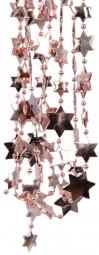 Бусы пластиковые Звезды 270 см светло-розовые, Kaemingk (000488)