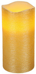 Светодиодная свеча LED LINDA неровный край,  желтый воск (068-53)