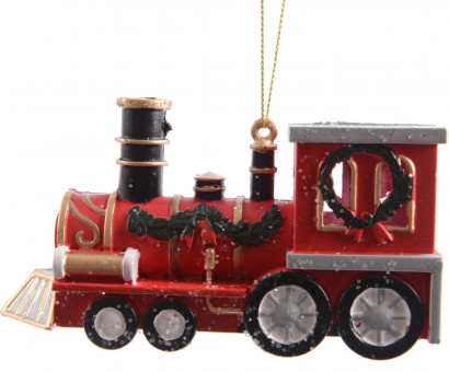 Ёлочная игрушка Рождественский паровозик 4*12*6 см, Kaemingk (515732)