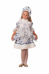 Карнавальный костюм Снегурочка Внучка размер 56, рост 110 см. (1946-110-56) 