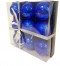 Набор шаров диаметр 6 см, цвет - синий, количество в упаковке 9 шт. (521831) в Екатеринбурге