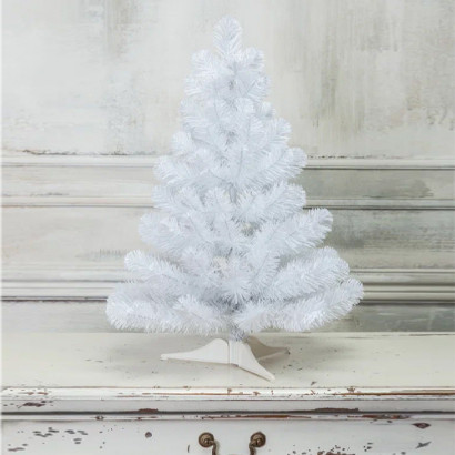 Искусственная елка Жемчужная белая 60 см., мягкая хвоя ПВХ, ЕлкиТорг (16060)