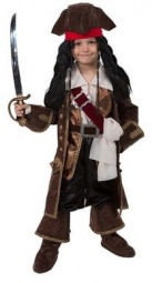 Карнавальный костюм Капитан Джек Воробей размер 36, рост 140 см. (952-36)