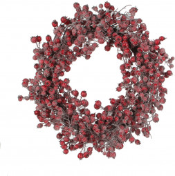 Венок Княжеский с красными ягодами 55 см., House of Seasons (83013)