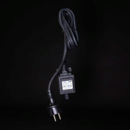 Трансформатор 4,8W. для силиконовых нитей 24В., до 100 LED, провод черный каучук, IP65, Beauty Led (EA05-100L)