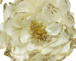 Декоративный цветок Садовая роза жемчужный 16*8 см, Kaemingk (629394/3)  