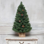 Искусственная елка Снежная королева зеленая 60 см., мягкая хвоя ПВХ, ЕлкиТорг (32060)